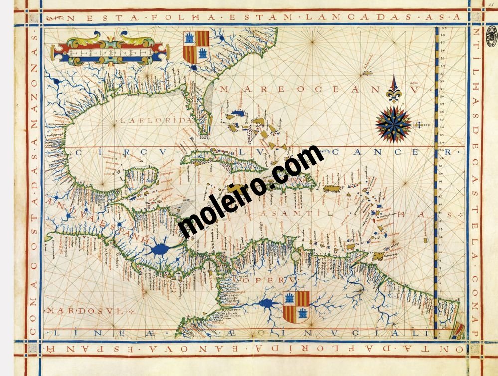 Map No 11 West Indies Central And South America Up To The Amazon River