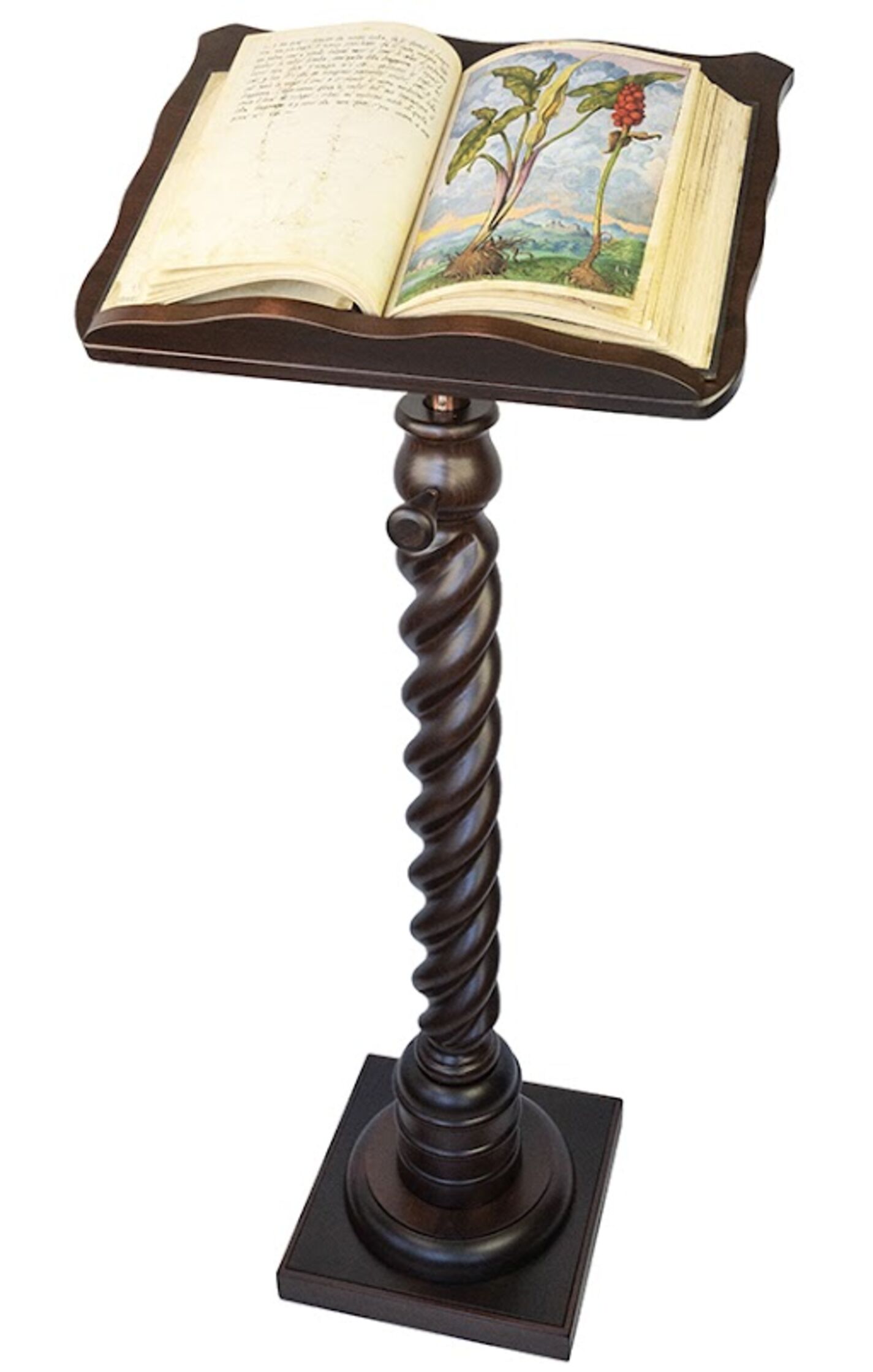 Lutrin en bois Lutrin avec la <em>Bible de Saint Louis</em>